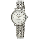 Coach Delancey Slim Silver Dial Silver Steel Strap Watch for Women - 14502781 Buy Now By Coach