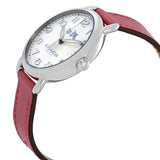 Coach Delancey White Dial Pink Leather Strap Watch for Women - 14502717 Buy Now By Coach