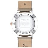 Coach Perry Silver Dial Light Brown Leather Strap Watch for Women - 14503119 Buy Now By Coach