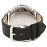 Coach Delancey White Dial Black Leather Strap Watch for Women - 14502714 Buy Now By Coach