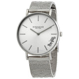 Coach Perry Silver Dial Silver Mesh Bracelet Watch for Women - 14503341 Buy Now By Coach