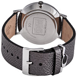Coach Perry White Dial Grey Leather Strap Watch for Women - 14503155 Buy Now By Coach