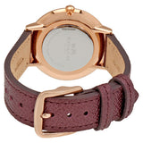 Coach Slim Easton Silver Dial Brown Leather Strap Watch for Women - 14502694 Buy Now By Coach