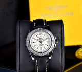 Breitling Colt 44mm Automatic Silver Dial Black Leather Mens Watch - A1731311/G820/428X Buy Now By Breitling