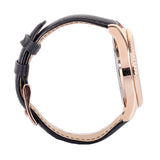 Michael Kors Lexington Chronograph Rose Gold Dial Black Leather Strap Watch For Men - MK8516 Buy Now By Michael Kors