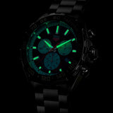 Tag Heuer Formula 1 Chronograph Senna Grey Dial Silver Steel Strap Watch for Men - CAZ201D.BA0633