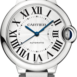 Cartier Ballon Bleu De Cartier Silver Dial Black Leather Strap Watch for Women - WSBB0030 Buy Now By Cartier