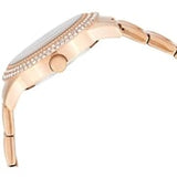 Guess Bedazzle Diamonds Silver Dial Rose Gold Steel Strap Watch For Women - W1097L3 Buy Now By Guess