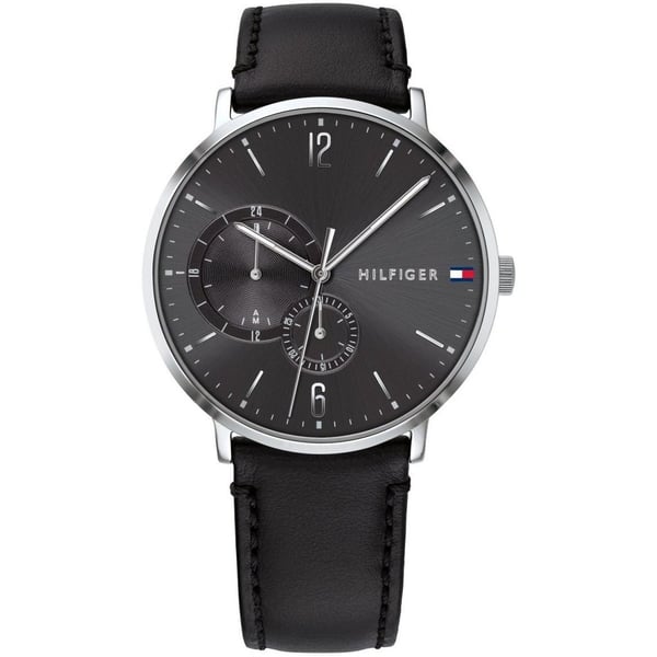 Tommy Hilfiger Brooklyn Black Dial Black Leather Strap Watch for Men - 1791509 Buy Now By Tommy Hilfiger
