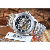 Fossil Modern Machine Automatic Silver Dial Silver Steel Strap Watch for Men - ME3081 Buy Now By Fossil