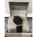 Calvin Klein Surround Black Dial Black Leather Strap Watch for Men - K3W216C1 Buy Now By Calvin Klein