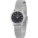 Calvin Klein Minimal Black Dial Silver Mesh Bracelet Watch for Men - K3M51151 Buy Now By Calvin Klein