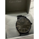 Calvin Klein Post Minimal Black Dial Black Leather Strap Watch for Men - K7621401 Buy Now By Calvin Klein
