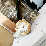 Versace Chain Reaction Quartz White Dial Two Tone Steel Strap Watch for Men - VEDY00519 Buy Now By Versace