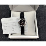 Calvin Klein Minimal Black Dial Black Leather Strap Watch for Women - K3M231CS Buy Now By Calvin Klein