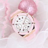 Guess Athena White Dial Pink Rubber Strap Watch For Women - GW0030L4 Buy Now By Guess