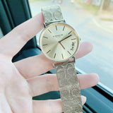 Coach Perry Gold Dial Gold Mesh Bracelet Watch for Women - 14503342 Buy Now By Coach
