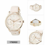 Tommy Hilfiger Brooke Quartz White Dial Cream Leather Strap Watch for Women - 1782022 Buy Now By Tommy Hilfiger
