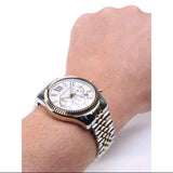 Michael Kors Lexington Silver Dial Two Tone Steel Strap Watch for Men - MK8344 Buy Now By Michael Kors