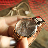 Michael Kors Jaryn Rose Gold Dial Rose Gold Steel Strap Watch for Women - MK3621 Buy Now By Michael Kors