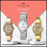 Coach Sports Crystals Silver Dial Silver Steel Strap Watch for Women - 14502194 Buy Now By Coach