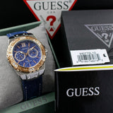 Guess Limelight Quartz Analog Blue Dial Blue Denim Strap Watch For Women - W0775l10 Buy Now By Guess