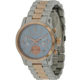 Michael Kors Runway Chronograph Blue Dial Two Tone Steel Strap Watch For Women - MK6166 Buy Now By Michael Kors