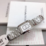 Emporio Armani Classic Diamonds Silver Dial Silver Steel Strap Watch For Women - AR3170 Buy Now By Emporio Armani