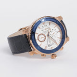 Guess Pinnacle Chronograph White Dial Blue Leather Strap Watch For Men - W0673G6 Buy Now By Guess