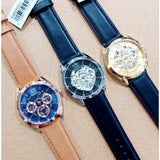 Guess Tailor Multifunction Black Dial Black Leather Strap Watch for Men - GW0389G1 Buy Now By Guess