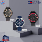 Tommy Hilfiger Mason Black Dial Black Rubber Strap Watch for Men - 1791792 Buy Now By Tommy Hilfiger