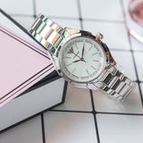 Emporio Armani Valeria Quartz Mother of Pearl Dial Silver Steel Strap Watch For Women - AR11030 Buy Now By Emporio Armani