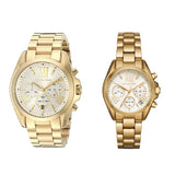 Michael Kors Bradshaw Chronograph White Dial Gold Steel Strap Watch For Women - MK6266 Buy Now By Michael Kors