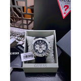 Guess Trophy Multifunction Black Dial Black Rubber Strap Watch for Men - GW0333G1 Buy Now By Guess