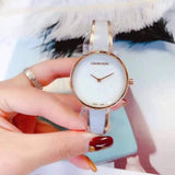 Calvin Klein Seduce White Dial Two Tone Steel Strap Watch for Women - K4E2N616 Buy Now By Calvin Klein
