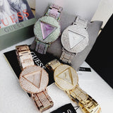 Guess Trend Diamonds Gold Dial Gold Steel Strap Watch for Women - GW0512L2 Buy Now By Guess