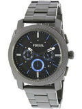 Fossil Machine Chronograph Brown Dial Grey Steel Strap Watch for Men - FS4931 Buy Now By Fossil