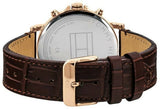 Tommy Hilfiger Daniel Black Dial Brown Leather Strap Watch for Men - 1710379 Buy Now By Tommy Hilfiger