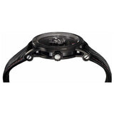 Versace Palazzo Empire Black Dial Black Leather Strap Watch for Men - VERD00218 Buy Now By Versace