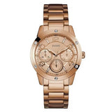 Guess Studio Rose Gold Dial Rose Gold Steel Strap Watch For Women - W0778L3 Buy Now By Guess