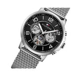 Tommy Hilfiger Chronograph Black Dial Silver Mesh Bracelet Watch for Men - 1791292 Buy Now By Tommy Hilfiger
