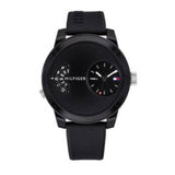 Tommy Hilfiger Denim Black Dial Black Rubber Strap Watch for Men - 1791555 Buy Now By Tommy Hilfiger