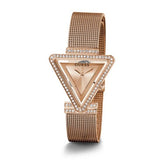 Guess Fame Diamonds Rose Gold Dial Rose Gold Mesh Bracelet Watch for Women - GW0508L3 Buy Now By Guess