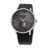Calvin Klein Accent Black Dial Black Leather Strap Watch for Men - K2Y211C3 Buy Now By Calvin Klein