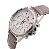 Tommy Hilfiger Ari Diamonds White Dial Grey Leather Strap Watch for Women - 1781980 Buy Now By Tommy Hilfiger