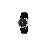 Calvin Klein Skirt Black Dial Black Leather Strap Watch for Women - K2U231CS Buy Now By Calvin Klein