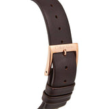 Calvin Klein Minimal White Dial Brown Leather Strap Watch for Women - K3M226G6 Buy Now By Calvin Klein