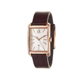 Calvin Klein Window White Dial Brown Leather Strap Watch for Women - K2M23620 Buy Now By Calvin Klein