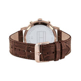 Tommy Hilfiger Evan White Dial Brown Leather Strap Watch for Men - 1710394 Buy Now By Tommy Hilfiger