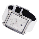 Calvin Klein Window White Dial White Leather Strap Watch for Men - K2M21120 Buy Now By Calvin Klein